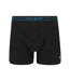 Pack Of 3  Mens Lewis Button Fly Boxer Shorts  Black Lyle & Scott-4