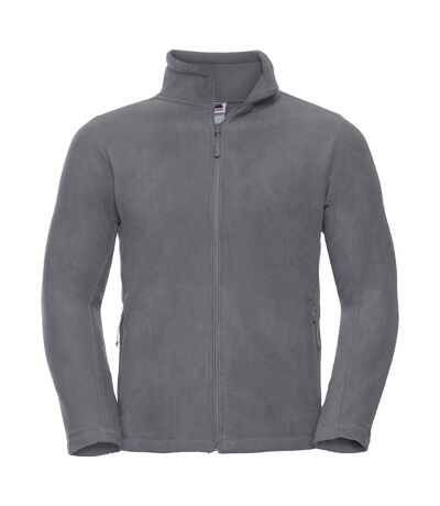 Russell Mens Full Zip Outdoor Fleece Jacket (Convoy Grey)