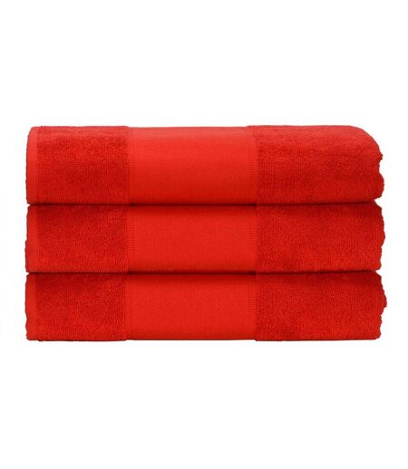 A&R Towels Print-Me Hand Towel (Fire Red) - UTRW6036