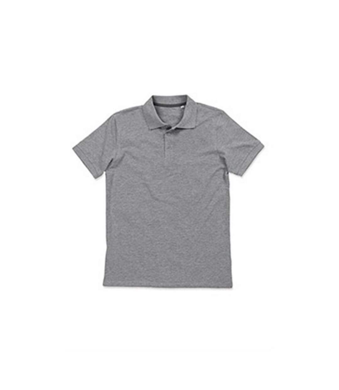 Polo harper homme gris chiné Stedman-1