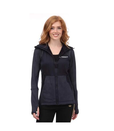 Veste à capuche terrex tech femme violet sombre Adidas