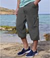 3/4-Cargo-Hose aus Microfaser Atlas For Men