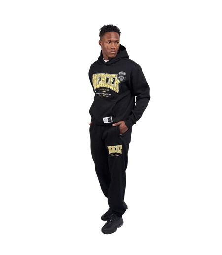 Sweat À Capuche Kansas Homme Noir Jaune Mercier