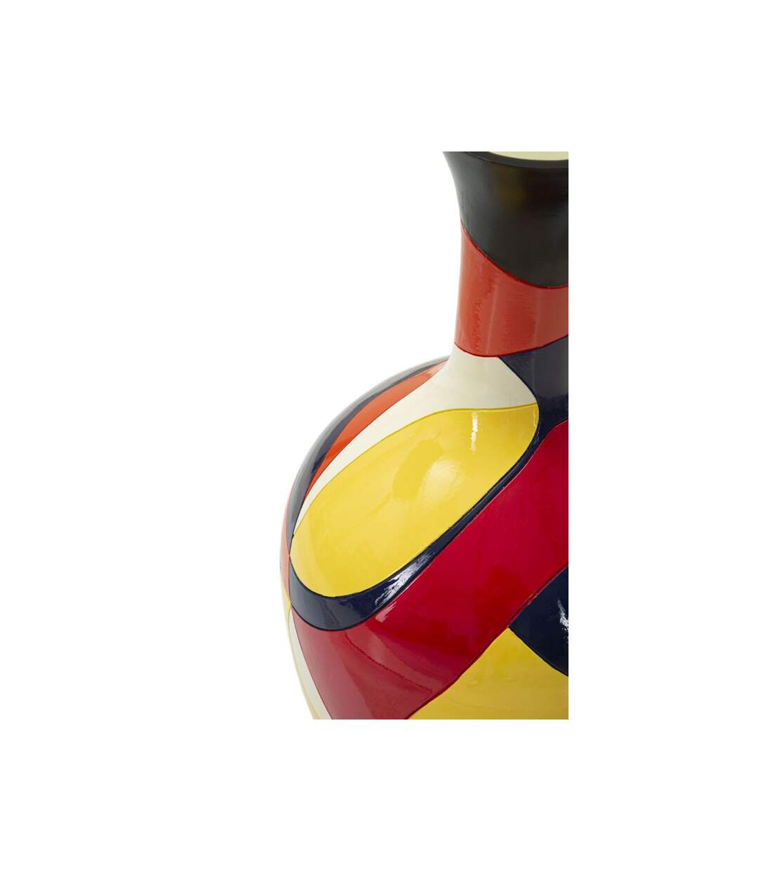 Vase Déco en Résine Rubic 59cm Multicolore-3