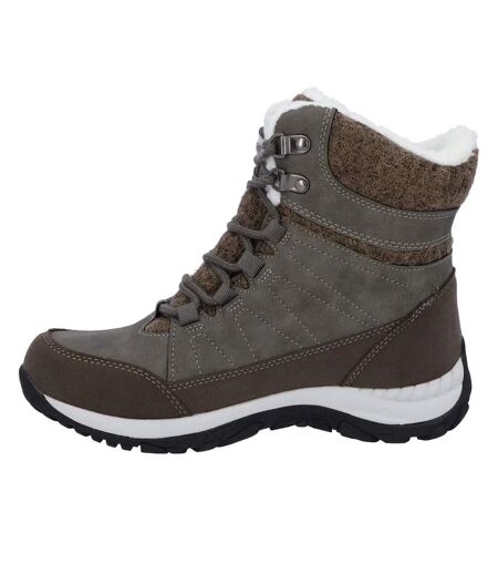 Chaussures Montantes De Marche Riva Femme Beige Hi-Tec