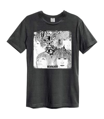 T-shirt revolver adulte charbon Amplified