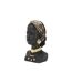 Statuette Tête Femme Bandeau Massai 30cm Noir-3