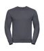 Mens set-in sweatshirt convoy gray Russell