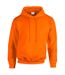 Unisex adult heavy blend hoodie safety orange Gildan-1