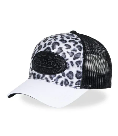 Casquette baseball avec filet adulte imitation fourrure Leo Vondutch
