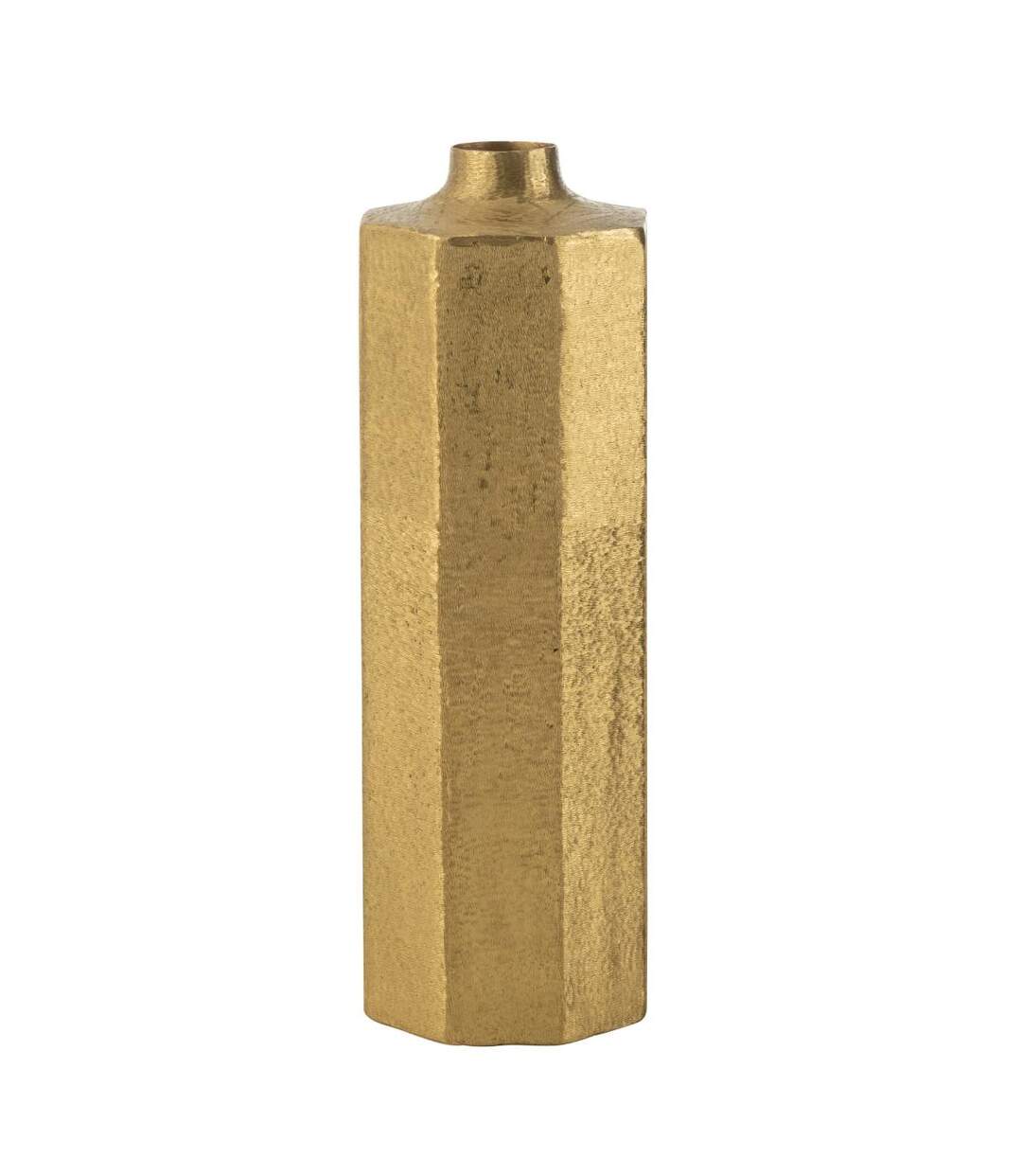 Vase Haut Déco Octogone 55cm Or-1