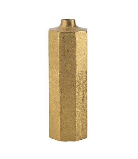 Vase Haut Déco Octogone 55cm Or