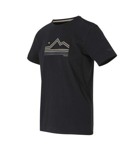 T-shirt breezed homme noir Regatta