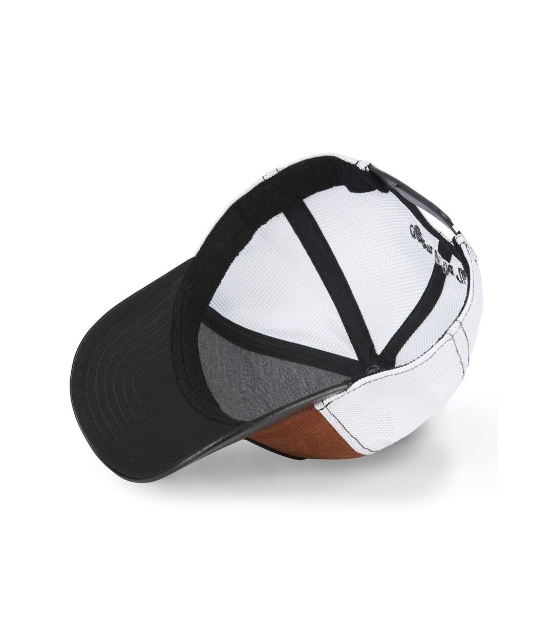 Casquette trucker avec filet souple en coton avec patch Bison Hatfield-5