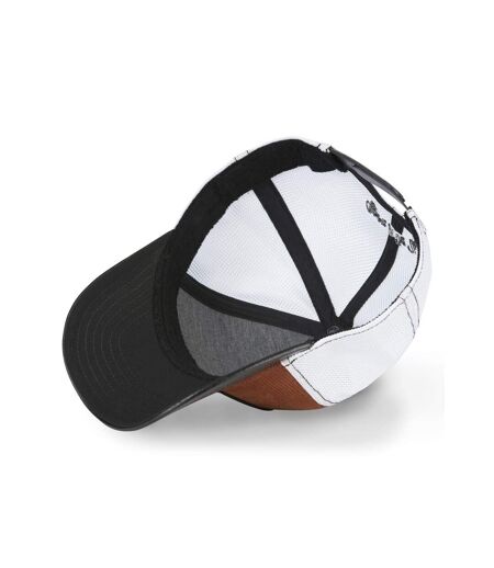 Casquette trucker avec filet souple en coton avec patch Bison Hatfield
