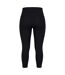 Pantacourt Motif/style Uni Femme Noir Miso-2