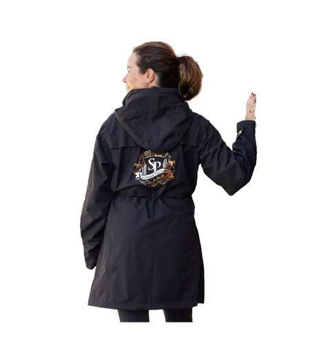 Veste Imperméable Sport Femme Noir Jaune Or Supreme