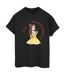 Disney - T-shirt BEAUTY AND THE BEAST I'D RATHER BE READING - Femme (Noir) - UTBI14324-1
