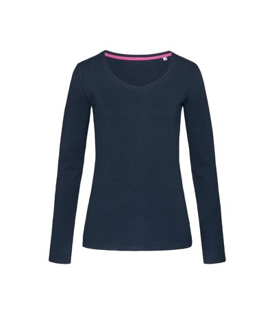 Stedman - T-shirt à manches longues CLAIRE - Femme (Bleu marine) - UTAB392