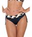 Bas maillot slip de bain taille haute côtés réglables Toulouse Lisca-1