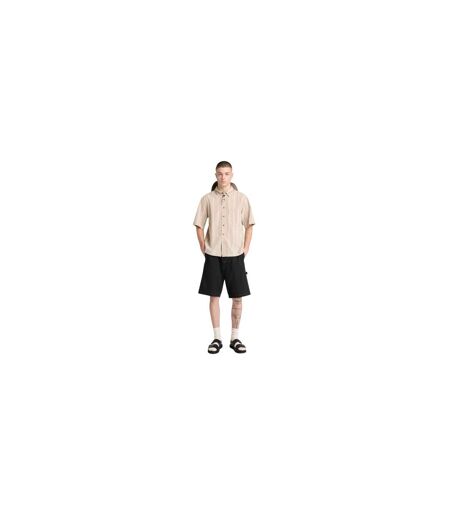 Chemise Manches Courtes Motif/style À Rayures Homme Marron Timberland