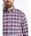 Chemise flanelle extensible carreaux manches longues-4