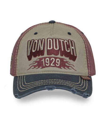 Casquette baseball avec broderie et effet usé Retro Denim Vondutch