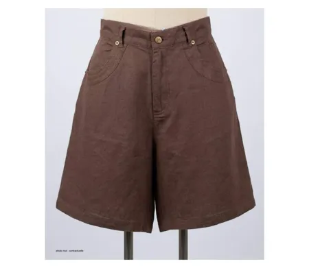 MAYFLOWER SE1106 - Bermuda en lin pour femme : l'élégance naturelle et fraîche