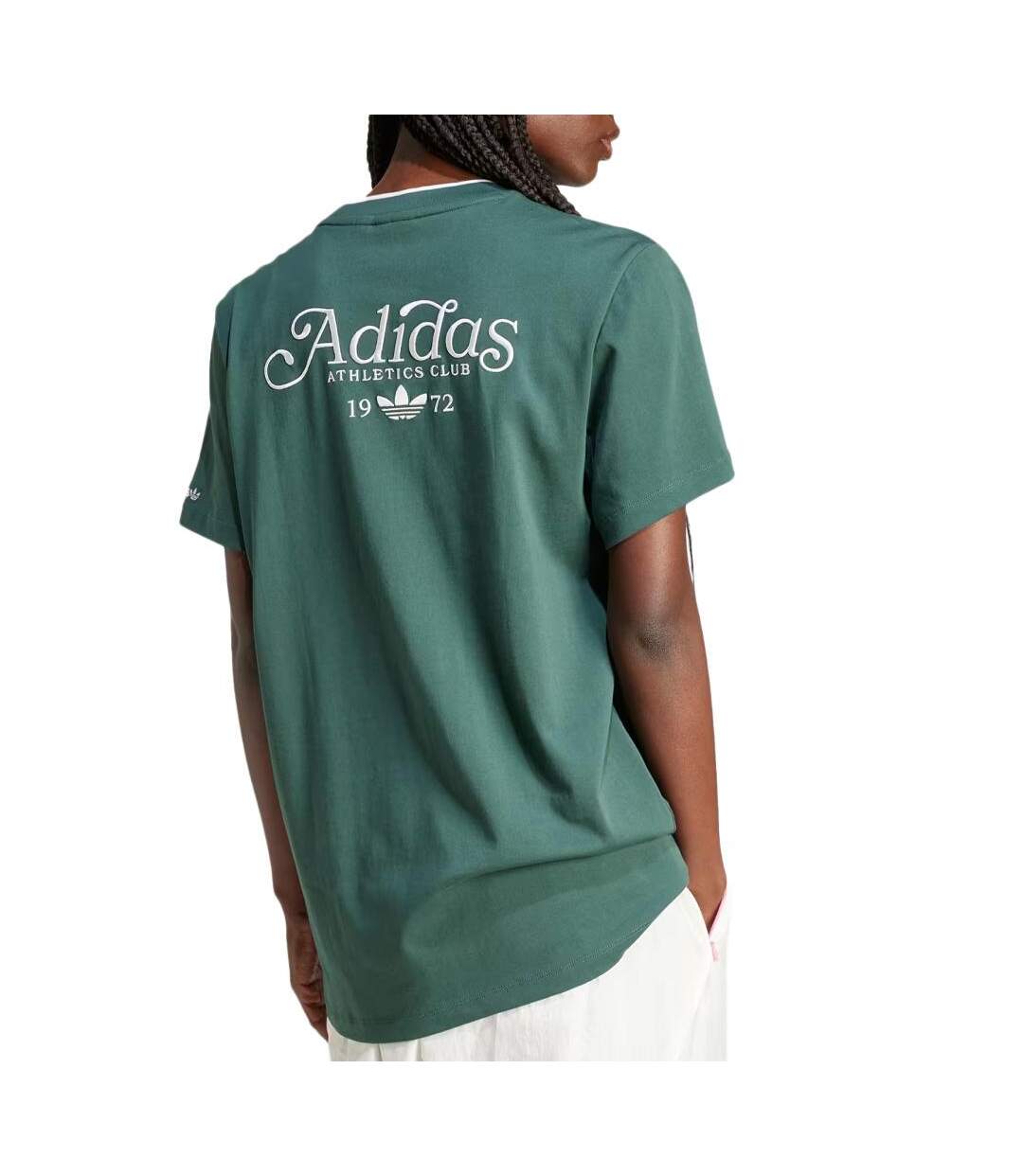 T-shirt vert femme adidas graphic tee - l-2