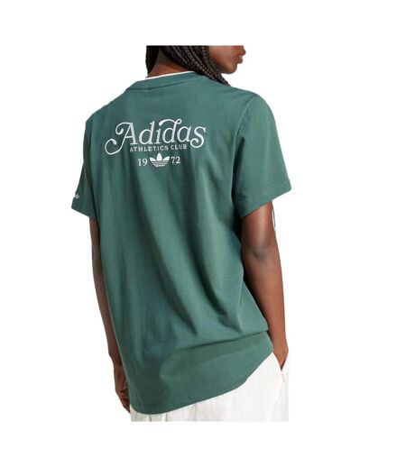 T-shirt vert femme adidas graphic tee - l