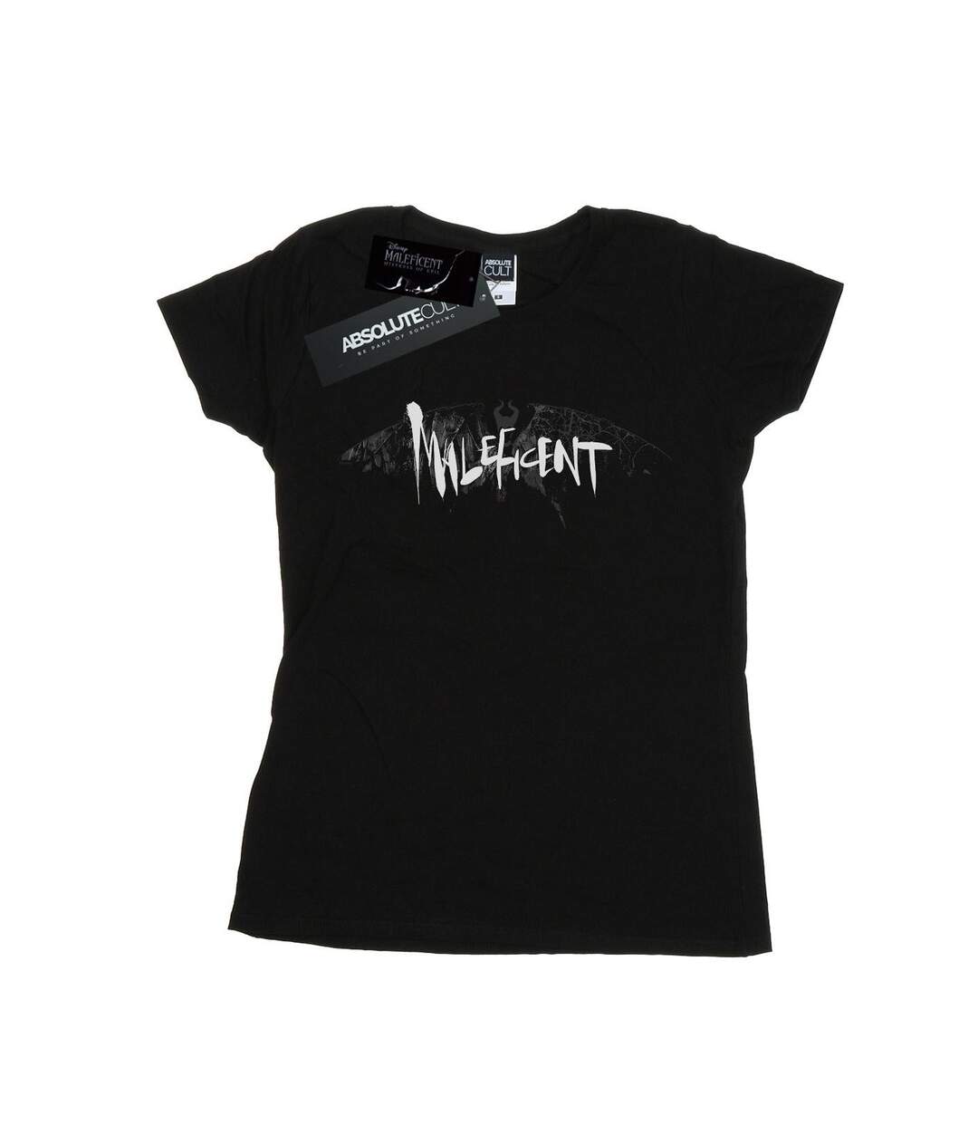 Disney Femme/Les femmes Maleficent Mistress Of Evil Wings Silhouette Cotton T-Shirt (Noir) - UTBI30612-1