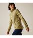 Haut Polaire Uni À Col Montant Zippé Sweetheart Femme Beige Foncé Regatta-1