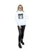 Disney Sweat à capuche à tête courte Femme/Ladies Maleficent (Blanc) - UTBI5033-4