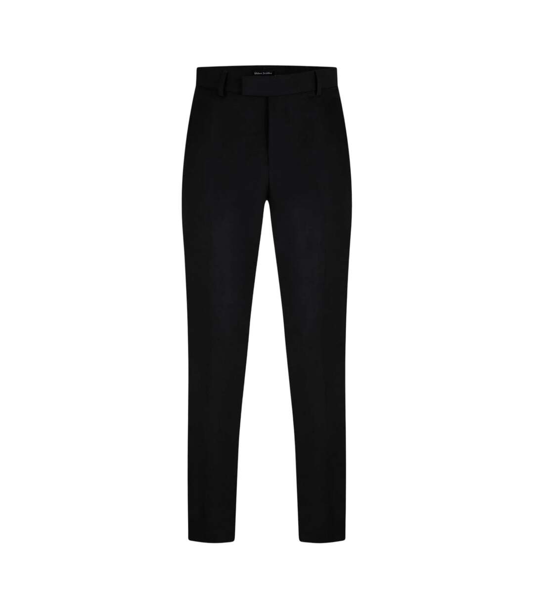 Mens Wool Blend Slim Suit Trousers Black Without Prejudice-1