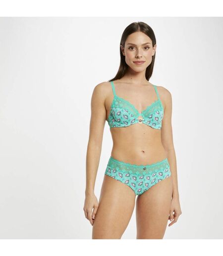 Soutien-gorge à armatures vert Suzon