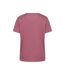 Womens/ladies edinburgh relaxed fit short-sleeved t-shirt pink Mountain Warehouse-2