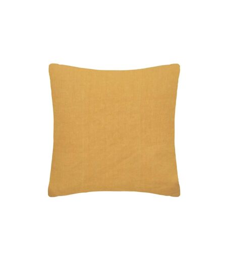 Taie d'Oreiller en Lin Adorable 65x65cm Jaune Ocre