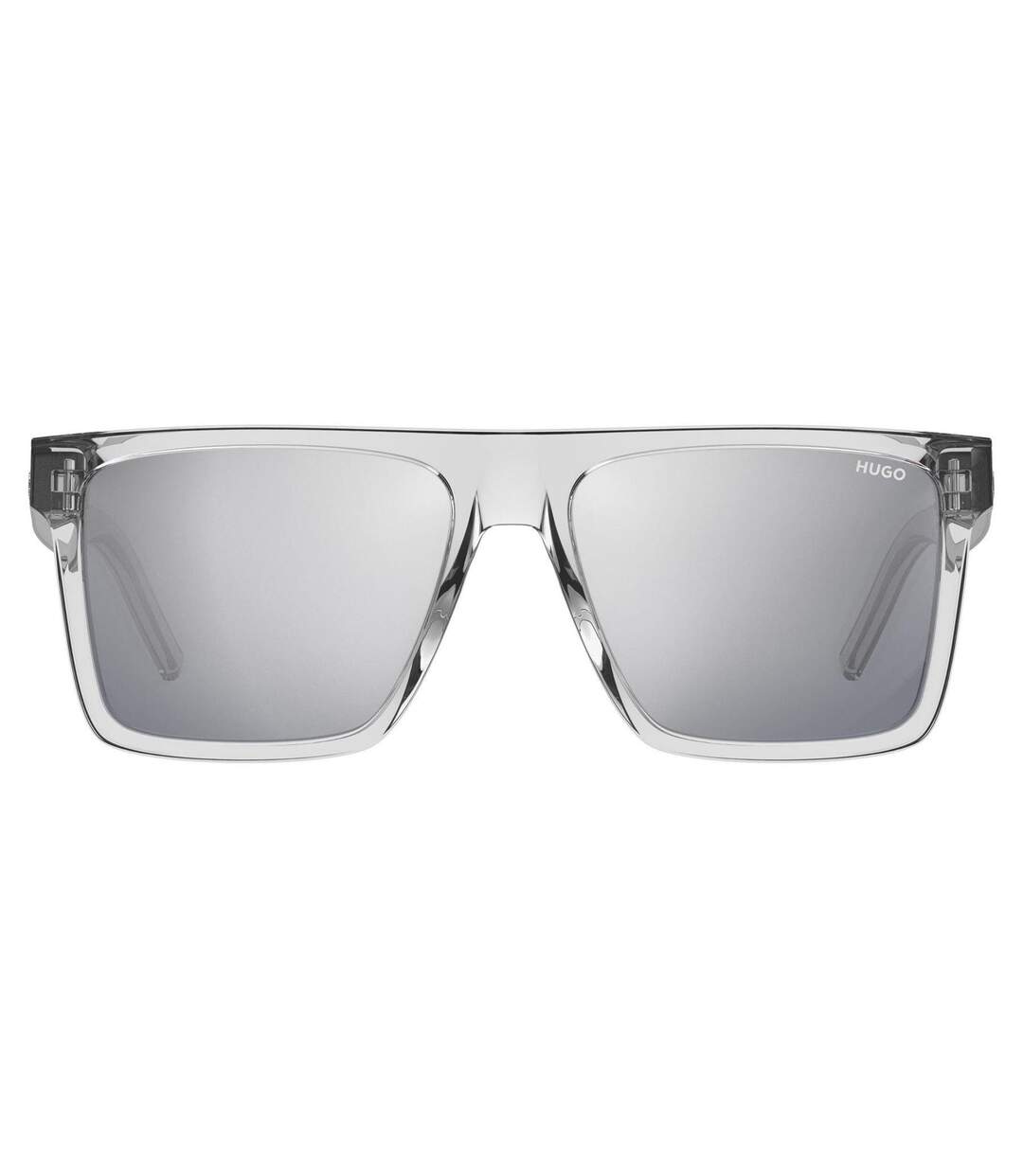 Mens Rectangle Sunglasses One Size Crystal Hugo-2