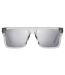 Mens Rectangle Sunglasses One Size Crystal Hugo-2