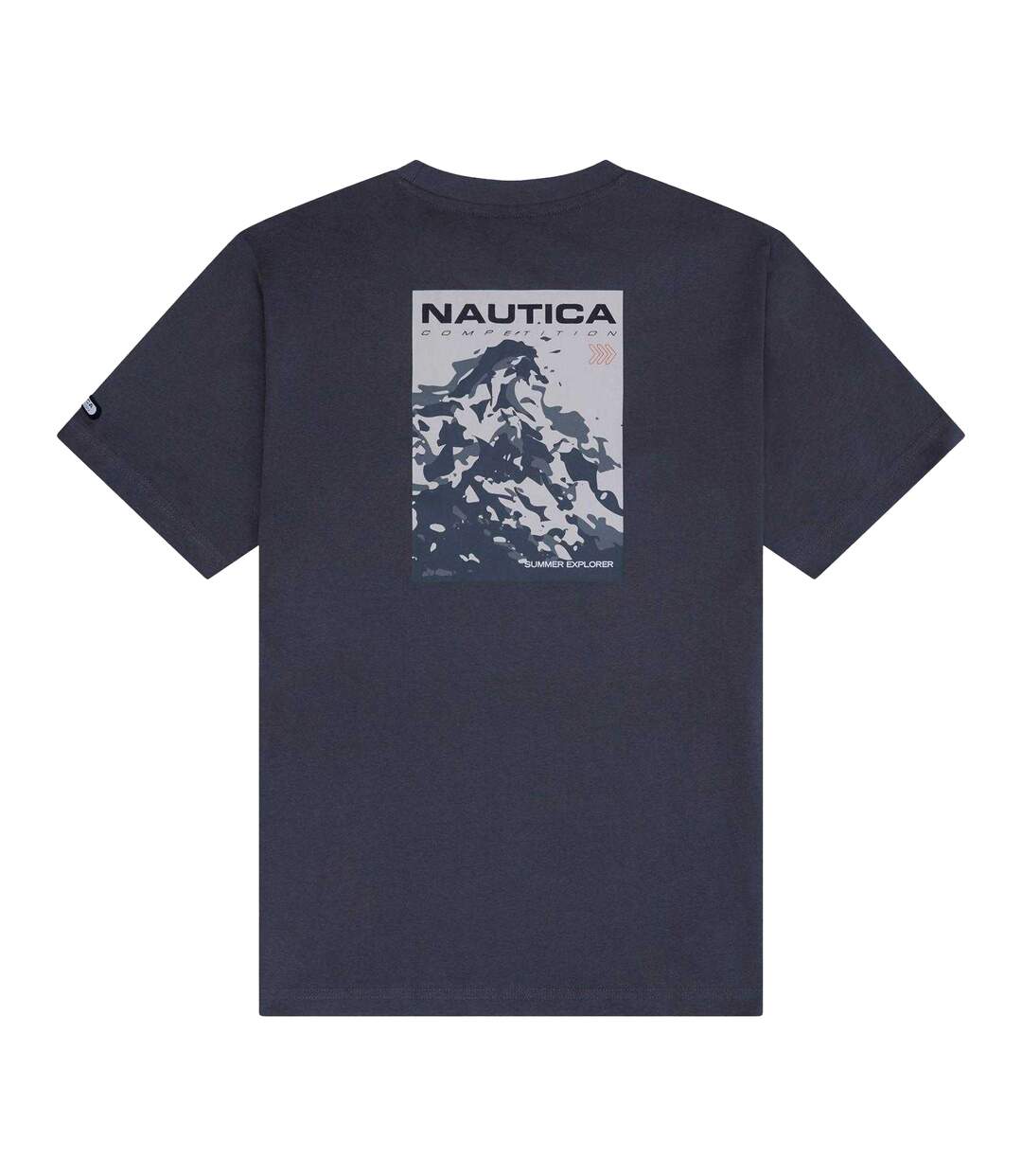 T-shirt Motif/style Logo Sur Poitrine Wadi Homme Anthracite Nautica-2