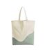 Tote Bag Motif/style Ondulé Taille Unique Naturel Vieux Vert Westford Mill-1
