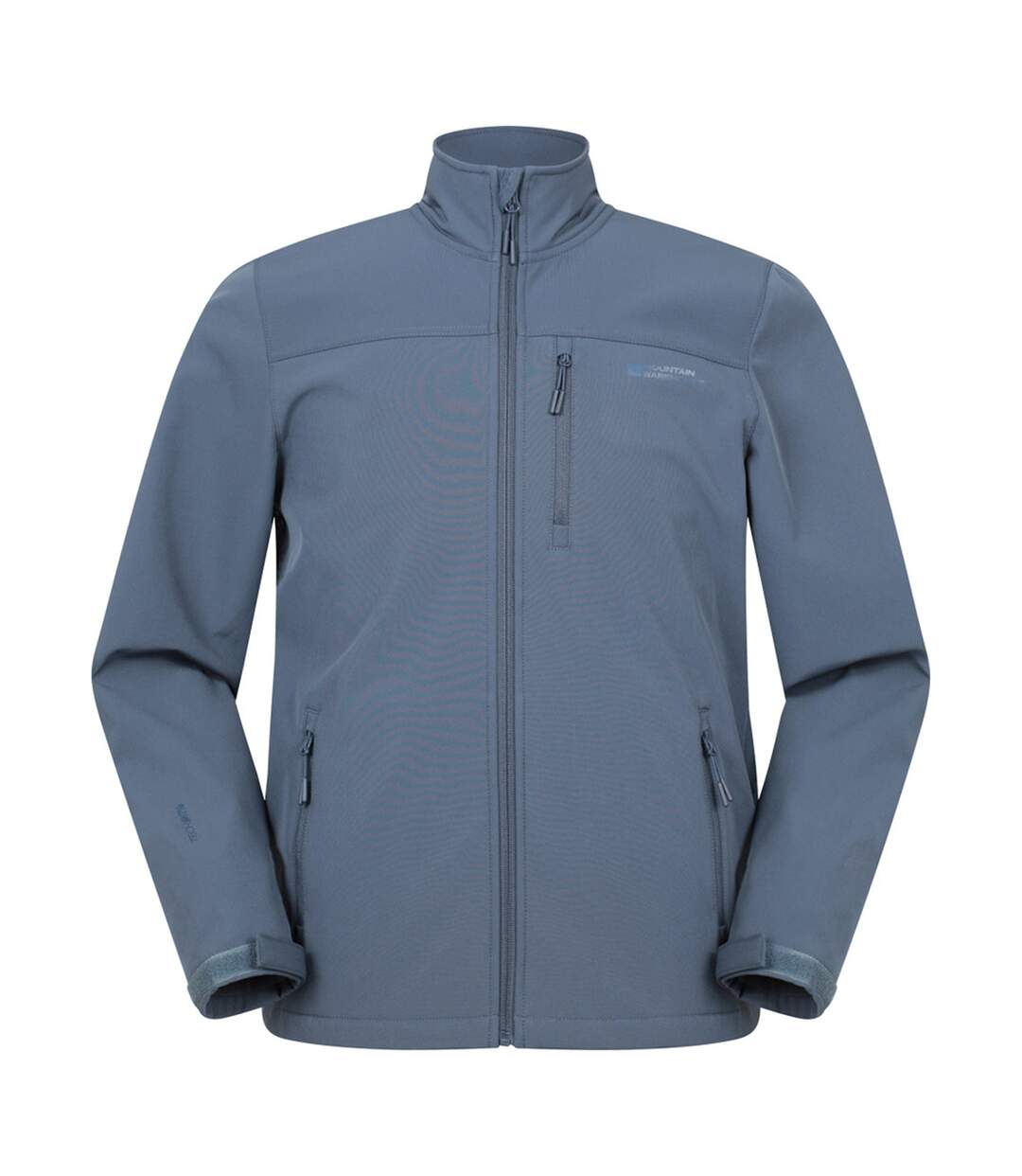 Mens Grasmere Water Resistant Soft Shell Jacket Blue Mountain Warehouse-1