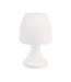 Lampe LED - H. 19,5 cm. - Blanc
