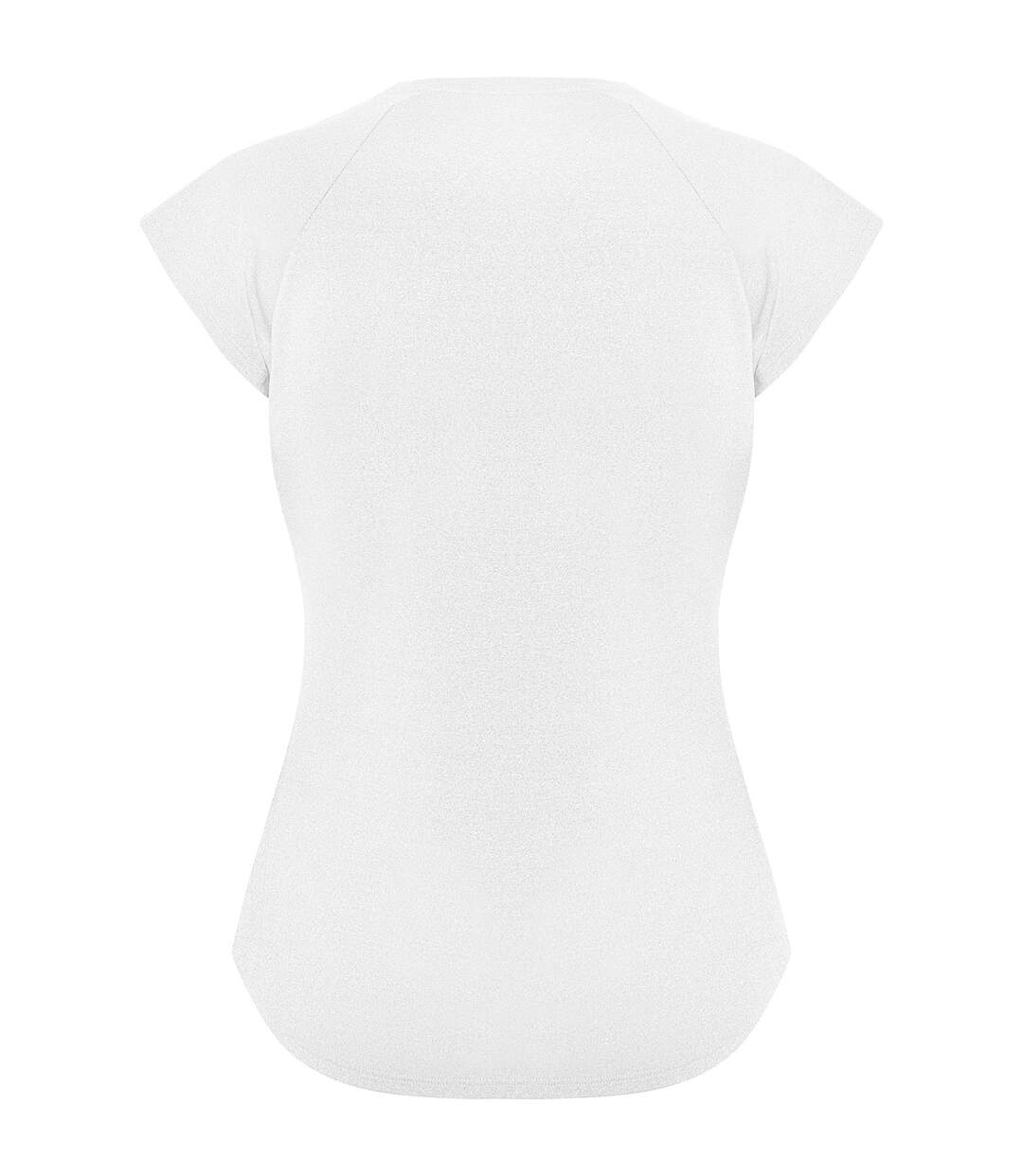 T-shirt Avus Femme Blanc Roly Sport-2