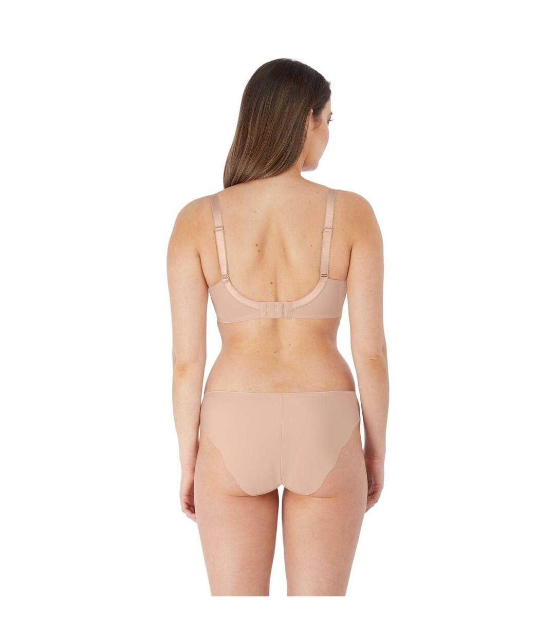 Womens/ladies Geometric Lace Briefs Natural Beige Fantasie-3