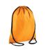 Budget Drawstring Bag One Size Orange Bagbase-1