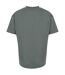 Mens Flock Print Cotton T-shirt Grey Everlast-2