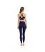 Legging arya femme bleu marine Lookus Lookus