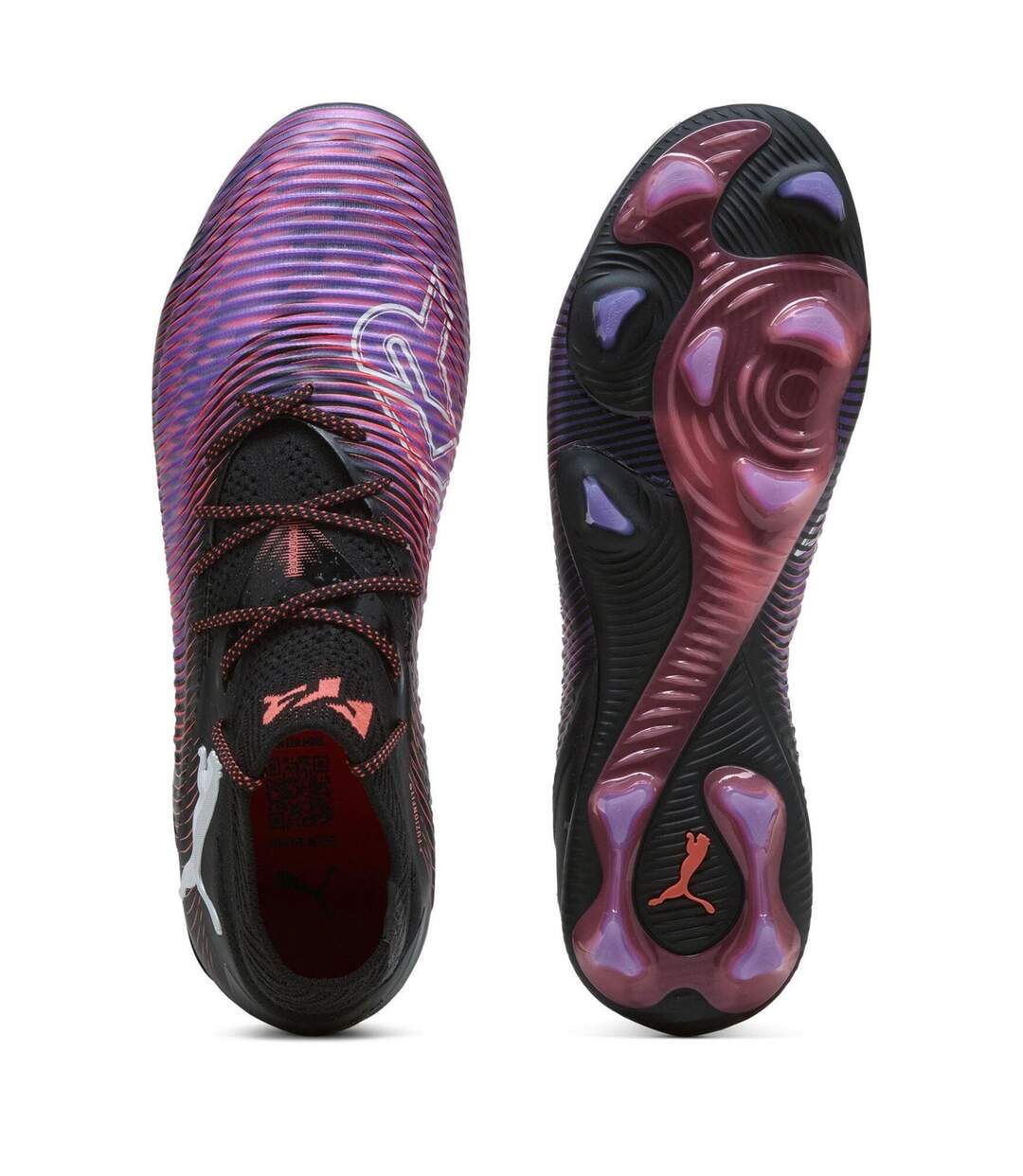 Unisex Adult Future 8 Ultimate Firm Ground Football Boots Black Purple Puma-3