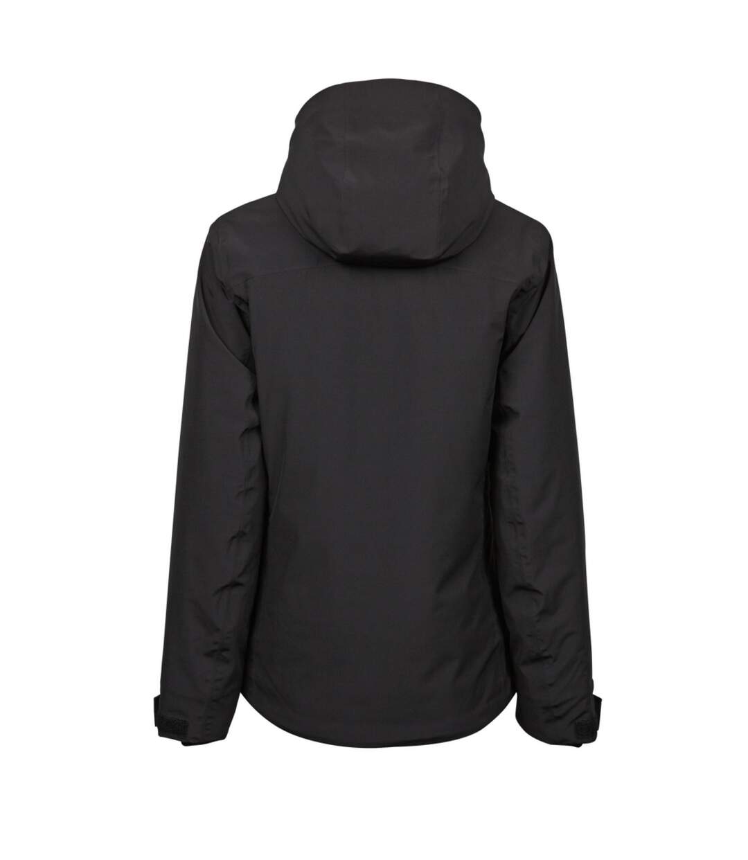 Womens/ladies All Weather Jacket Black Tee Jays-2